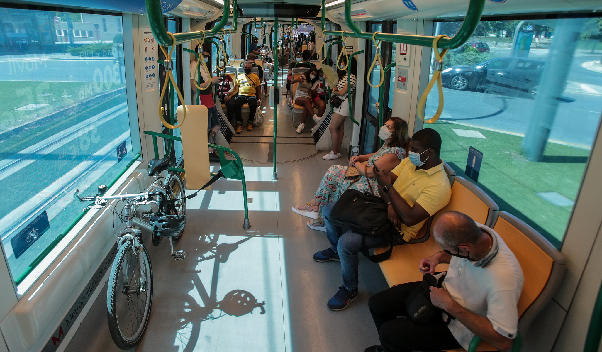 Metro de Granada ya ha recuperado el 94% del volumen de viajeros de antes de la pandemia 